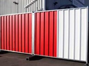 Steel Site Hoarding Hire In