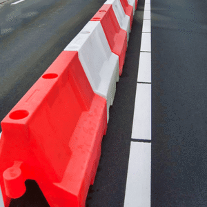 Plastic Barrier Types & Chapter 8 Compliance - Lakeside-Hire