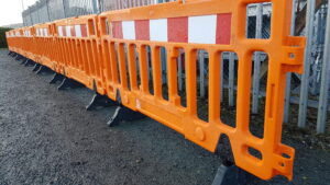 Plastic Barrier Types & Chapter 8 Compliance - Lakeside-Hire