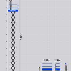 32' Electric Scissor Lift Hire