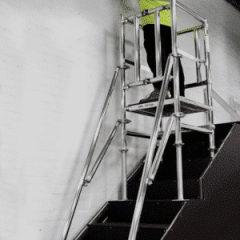 Stairwell Podium Step Hire